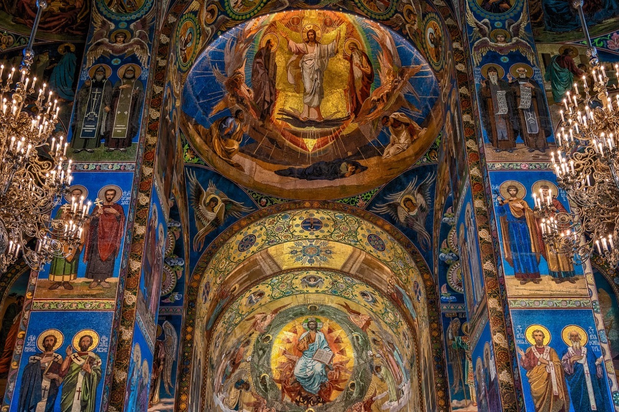 Eastern Orthodox religious icons.